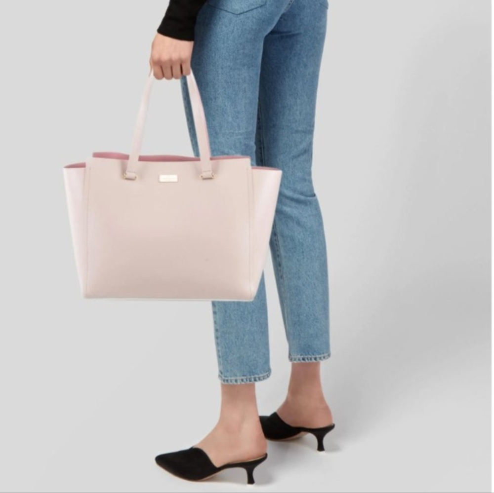 Pink Kate Spade tote - Picture 3 of 13